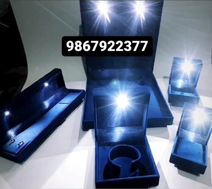 Set box led coctail ring led tops led chain les kada led